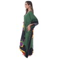 thumbnail image 2 of 21754-ORG-S-M Riviera Sun Long Dashiki Caftan / Caftans for Women (Rasta Print 6, Small-Medium), 2 of 3