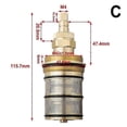 thumbnail image 4 of Thermostatic Mixer Valve,Shower Valve, Brass Replacement Thermostatic, 4 of 5
