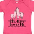 thumbnail image 4 of Inktastic Llama Aunt Loves Me Girls Girls Baby Bodysuit, 4 of 5