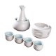thumbnail image 2 of Juego de sake de cerámica con tetera, vajilla de , cuenco creativo para calentar, bebida tradicional de sake para regalar en una fiesta de té, 2 of 8