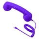 thumbnail image 4 of Teléfono retro con cable y receptor de volumen ajustable, moderno, tipo C Violeta, 4 of 9