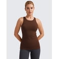 thumbnail image 2 of CRZ YOGA Butterluxe Tank Tops for Women Racerback Workout Padded Yoga Athletic Camisole with Built in Bra, 2 of 5