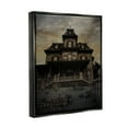thumbnail image 3 of Stupell Industries Haunted House Landscape Nature Painting Black Floater Framed Art Print Wall Art, 17 x 21, 3 of 9