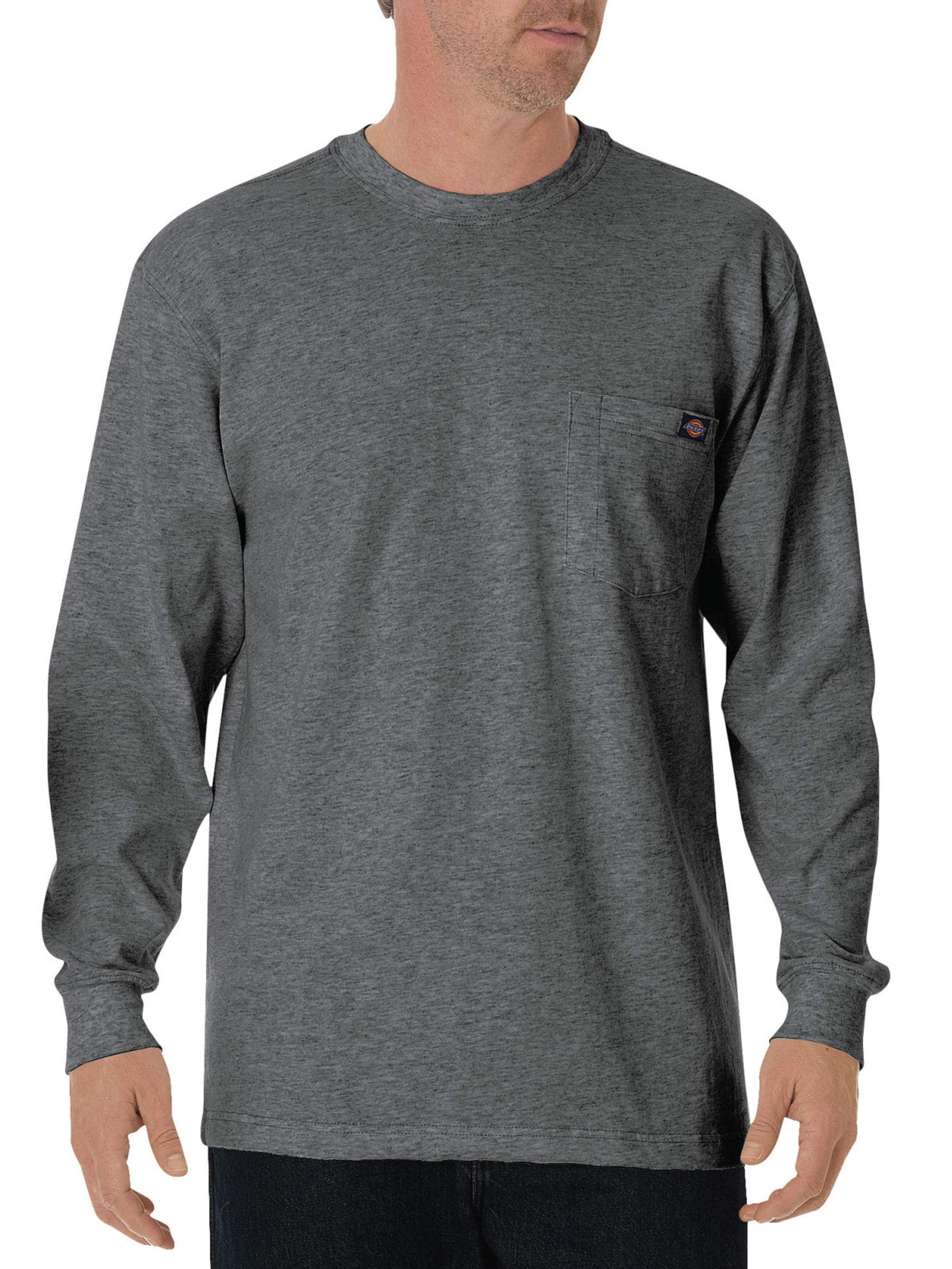 Photo 1 of Dickies Mens and Big Mens Long Sleeve Heavyweight Crew Neck T-Shirt Large 