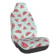 thumbnail image 1 of Wukai Watermelon Full Set Car Seat Covers with Soft Padding Universal Auto Front Seats Protector and Cushion Mat, 1 of 5