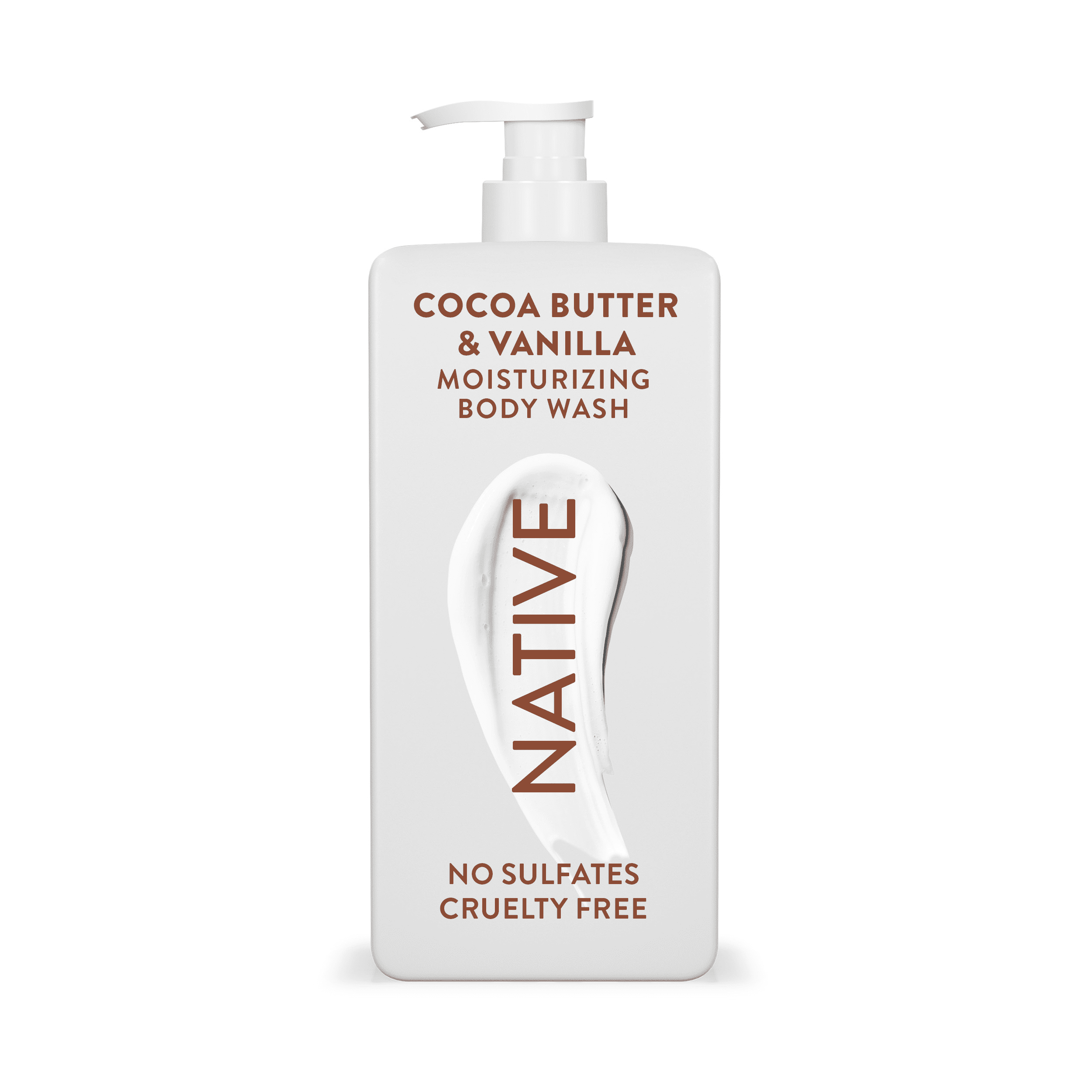 Native Cocoa Butter & Vanilla Moisturizing Body Wash 18 oz