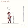 thumbnail image 2 of 2D Acrylic Flat Printing Cartoon Doctor Chef Couple Doll Pendant Home Tree Window Hangings Decor Gift Car Backpack Creative Ornament, 2 of 4
