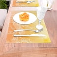 thumbnail image 5 of XMXY Woven Placemats Set of 4 PCS, Abstract Watercolor Floral Texture Table Mats Washable Heat Resistant Placemats, 5 of 6