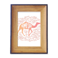 thumbnail image 1 of Camels Walk Desert Lines Photo Frame Exhibition Display Art Desktop Painting, 1 of 3