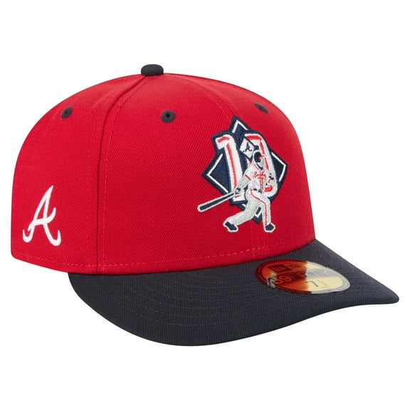 Men's New Era Chipper Jones Red Atlanta Braves 59FIFTY Fitted Hat
