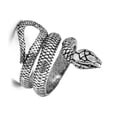 thumbnail image 2 of Anillos de tamaño ajustable, anillo de amistad de tendencia, accesorios Unisex, suministro de joyería de aleación, adornos de ropa de Ropa, zapatos y accesorios Miscelánea Aros Dobles/Plata Minnieouse AP010677-04B, 2 of 6