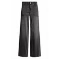 thumbnail image 2 of EMMIOL Women's Baggy Boyfriend Jeans Y2K Trendy Stretchy Mid Rise Wide Leg Loose Fit High Waisted, 2 of 6