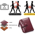 thumbnail image 5 of KALUNMA Women's Wallet RFID Blocking Leather Small Wallet Credit Card Holder with Coin Purse, 5 of 6