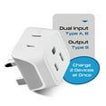 thumbnail image 3 of Ceptics CT-7 UK, Dubai, Ireland Travel Adapter Plug - Type G (3-Pack), 3 of 11