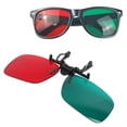 thumbnail image 1 of Gafas de color verde rojo de ambliopía, clip correctivo rojo derecha portátil de verde izquierdo en gafas verdes Rojos para leer, 1 of 7
