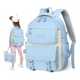 thumbnail image 2 of Mochila Escolar Viaje Bolsa Impermeable Mochilas Reforzada 2 En 1 AZUL CIELO, 2 of 5