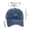 thumbnail image 3 of HongHeng Vintage Washed Distressed Baseball Cap Adjustable Cotton Dad Hat for Women Men, 3 of 9