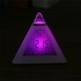 7 LED Color Changing Digital LCD Alarm Clock Display Thermometer Date