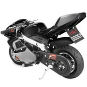 XtremepowerUS Kids Mini Motorcycle Gas Powered Pocket Bike 40cc 4-Stroke Ride On Black