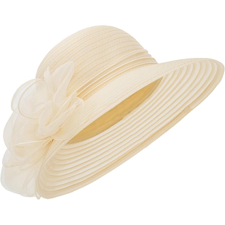 Organza Kentucky Fascinator Hat for Women - Derby Cocktail  display picture 3