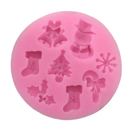 

1~10PCS Christmas Tree Fondant Cake Silicone Mold Kitchen Reusable Bakeware DIY Baking Tool Chocolate Biscuits Candy Cake Mould