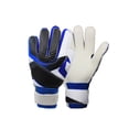 thumbnail image 1 of Yuarrent 1 par de guantes de fútbol ajustables portátiles práctica de fútbol protección de manos de portero guante de cuero PU de látex Type2 NO2, 1 of 6