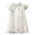 thumbnail image 1 of RIJOPUTY Light Blue Dress for Girls Toddler Princess Dress Girls Dressy Dresses Vestido Para Bebe De 1 Año Big Girls Clothes 6 Mo Girl Clothes Vestidos Negros Para Niñas Vestidos Dorados Para, 1 of 6