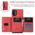 thumbnail image 6 of for OnePlus N20 5G Case ,Magnetic Buckle Leather Detachable Wallet Cover, Card Pocket Back Flip Kickstand Shockproof Business Slim Phone Case For OnePlus N20 5G,
Red, 6 of 11
