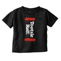 Retro Logo Candy Vintage Tootsie Roll Toddler Boy Girl T Shirt Infant Toddler Brisco Brands 12M
