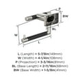 thumbnail image 6 of Amerock Esquire Polished Nickel/Black Bronze Single Post Toilet Paper Holder, 6 of 8