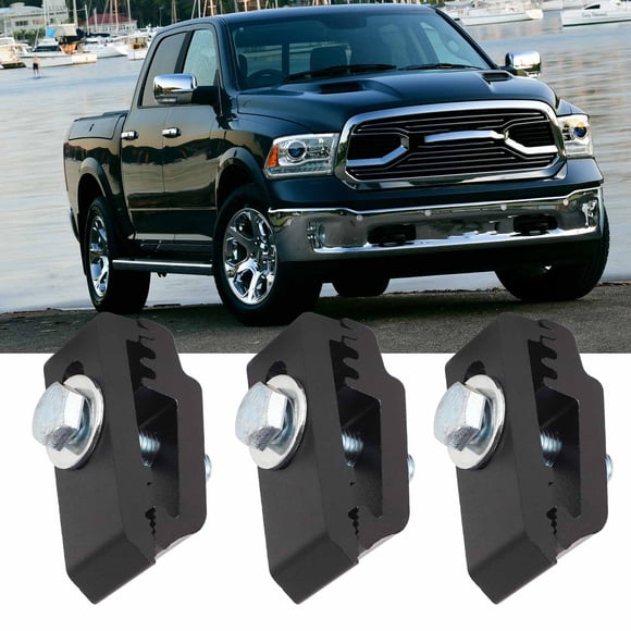 Mounting Clamps,6pcs Truck Bed Cover Clamps 1112514 Aluminum Low Pro Truck Cap Mounting Clamps for Most Truck Beds