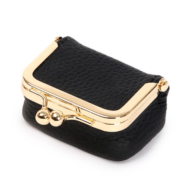 Billetera Retro Bolso Portátil Moneda Genuina Beso Cuero Mini Mujeres Compras
