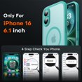 thumbnail image 2 of Funda magnética TOCOL para iPhone 16 de 6.1 pulgadas (verde), 2 of 6