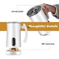 thumbnail image 5 of 4-in-1 Automatic Milk Frother 400W - Quick & Quiet Operation for Hot Milk, Cold Froth, & Hot Chocolate, 5 of 5