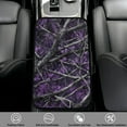 thumbnail image 2 of Yuyamidu Camo Hunting Car Armrest Pad Cover Center Console Cover Purple Wood Auto Console Covers Soft Flannel Car Interior Accessories Fit SUV Sedan Truck, 2 of 7
