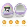 thumbnail image 5 of Kids Slippers Kuromi And My Melody House Slippers Warm Soft Plush Slipper Anti-Slip Winter Fluffy House Shoes for Boys Girls, 5 of 7