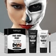 thumbnail image 2 of HHBEAUTY Black White Face Body Paint Cream,Water Based Cream Face Paint for Clown Zombie Vampire Skeleton Makeup,Halloween SFX Makeup Face Painting Kit, 2 of 9