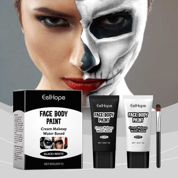 FcBaudy Halloween Painting Cream Set Face Painting Body Painting Makeup Clown Painting Cream A paste