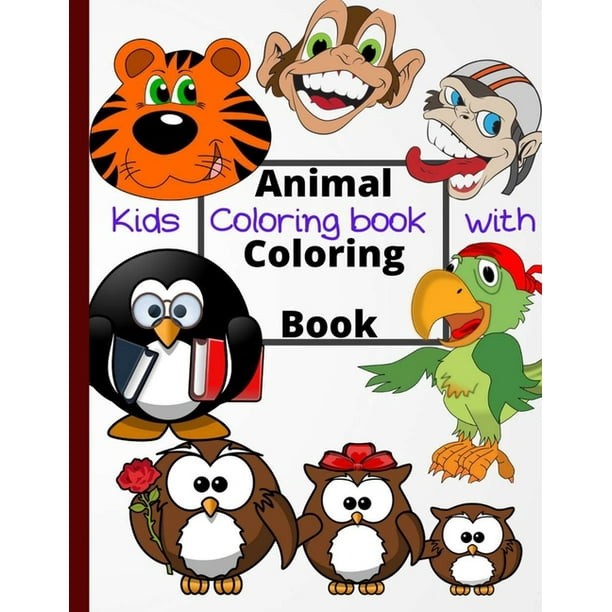 Download Kids Coloring Book With Animal Coloring Book Cool Coloring For Girls Boys Aged 04 08