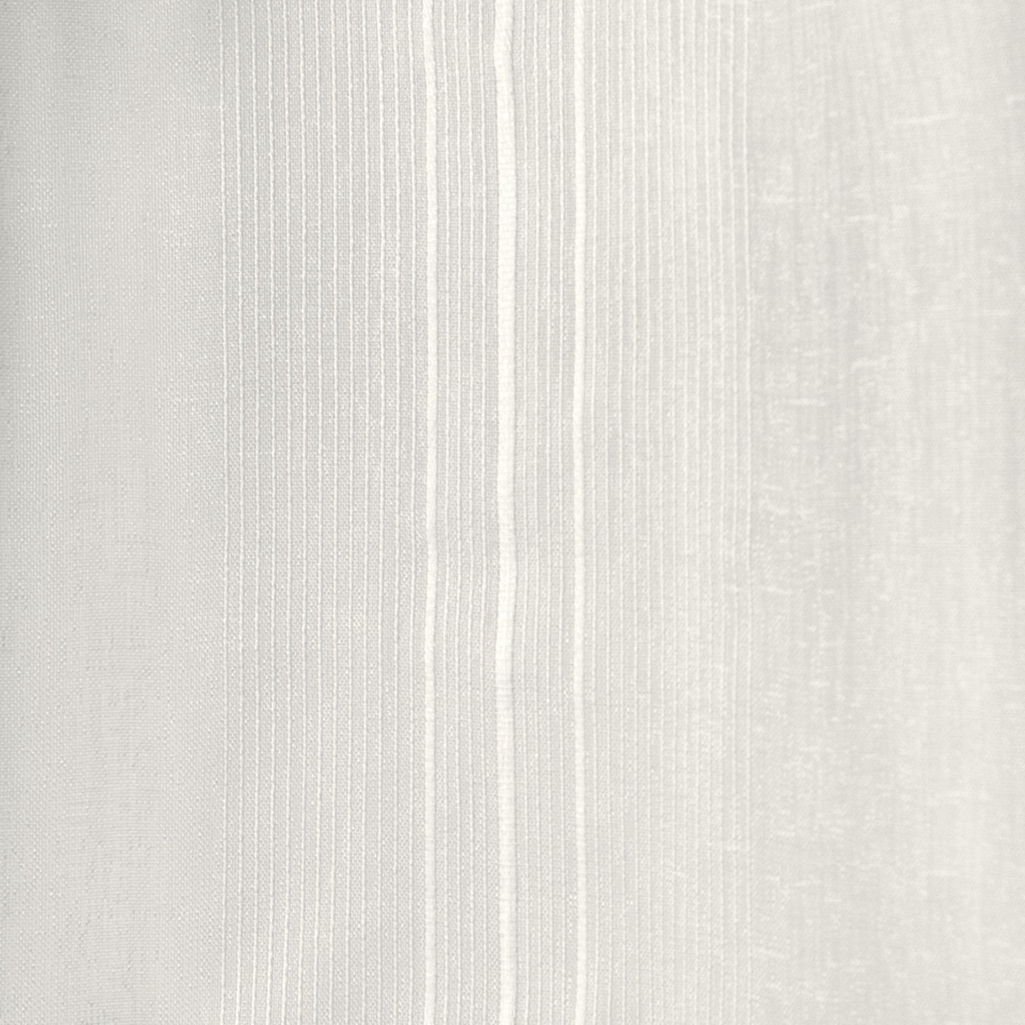 Exclusive Home Penny Sheer Embellished Stripe Grommet Top Curtain Panel Pair, 50"x108", Off White