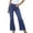 Blue-01, variant on REALiKUN Baggy Jeans for Women Straight Wide Leg High Waisted Button Pockets Denim Trousers Casual Versatile Jeans