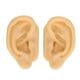 thumbnail image 2 of Modelo De Oreja De Silicona, Modelo De Práctica De Perforación De Oreja Ligero, Flexible Y Realista, 1 Par Para Exhibición De Aretes, 2 of 7