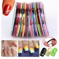 thumbnail image 3 of 32Pcs Mixed Colors Rolls Striping Tape Line DIY Nail Art Tips Decoration Sticker, 3 of 3
