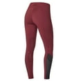 thumbnail image 3 of KERRITS Adult Female Free Style Knee Patch Pocket Tight, Color: Sangria/Black, Size: M (50402SANGRIA/BLKM), 3 of 6