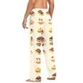 thumbnail image 3 of FORMRS Mens Pajama Pants with Pockets Soft Cotton Sleepwear Lounge Bottoms, Sizes S-2XL, Red Cakes, 3 of 7