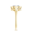 thumbnail image 4 of Rosec Jewels Lab Created Diamond 6x8 mm Oblong Engagement Ring - Ef -Vs Quality, 18K Yellow Gold, US 11.50, 4 of 9