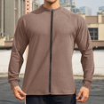 thumbnail image 1 of pstuiky Camisas de manga larga abrigadas para hombre, Camisa/top de manga larga con solapa y manga larga de terciopelo holgado y lavado informal para hombre Tops casuales para hombres xxxl, 1 of 3