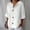 White, variant on TODOZO Cotton Linen Shirts for Women 2025 Summer 3/4 Roll-Up Sleeve V Neck Button Down Tops Dressy Casual Oversized Tshirts Linen Tops for Women Loose Fit Gauze Work Blouses Solid Tunic Tops