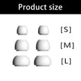thumbnail image 3 of 3Pairs Silicone Ear Tips Dust proof for pods 3 Comfort Fit Enhances Sound Quality and Easy Replacement Installation, 3 of 8