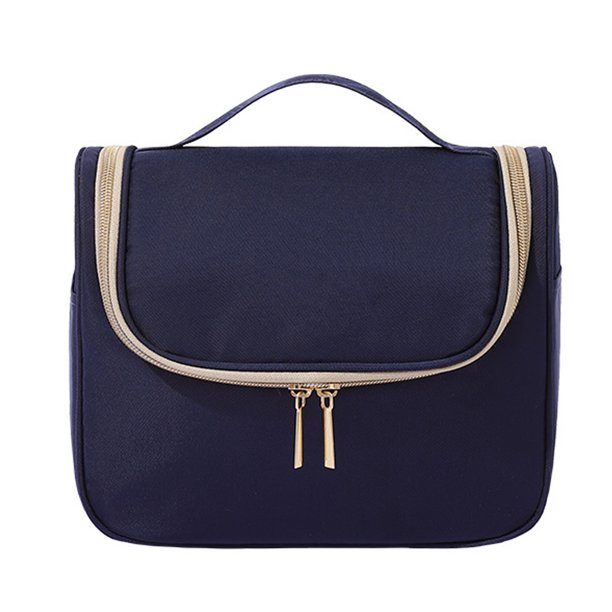 Bolsa de maquillaje, bolsa de viaje para cosméticos, bolsa de mano portátil para cosméticos para mujer, bolsa de artículos de tocador grande, organizador